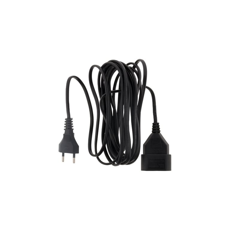 Zenitech - Prolongateur H03VVH2F 6A 3m - Noir