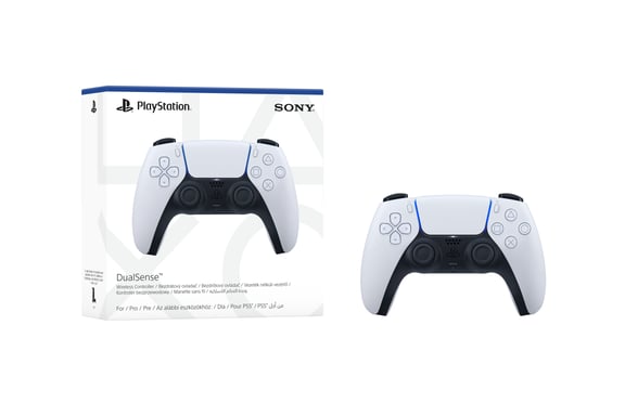 Manette Sony DualSense V2, Blanc (PS5)