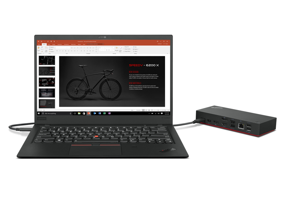 Lenovo ThinkPad Universal USB-C Dock Avec fil USB 3.2 Gen 1 (3.1 Gen 1) Type-C Noir