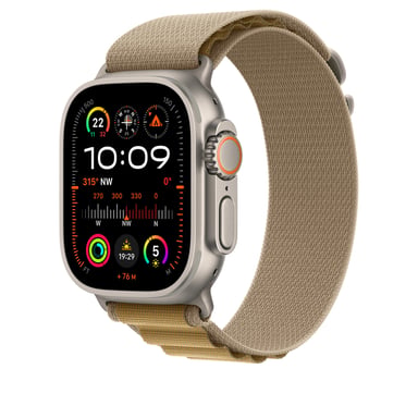 Apple MXN23ZM/A accessorio intelligente da indossare Bracciale Tinto Poliestere, Spandex, Titanio