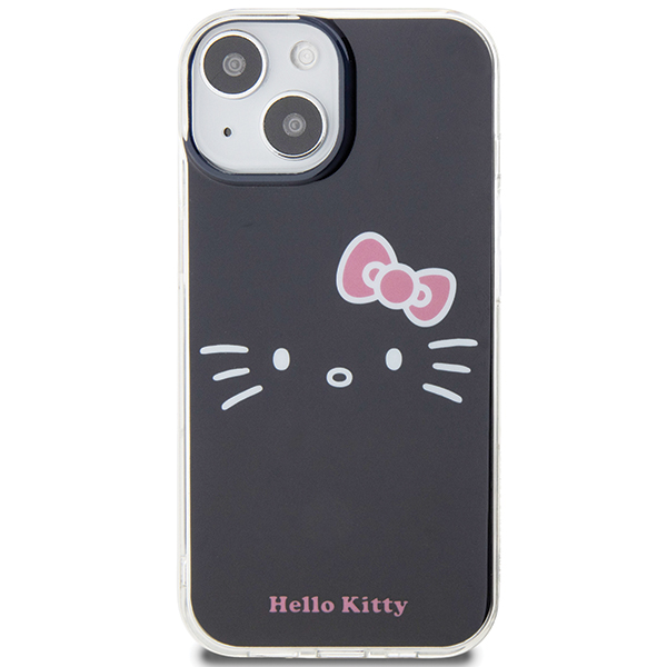 Coque de telephone Hello Kitty IML Kitty Face Souple Compatible iPhone 15 - vue 3