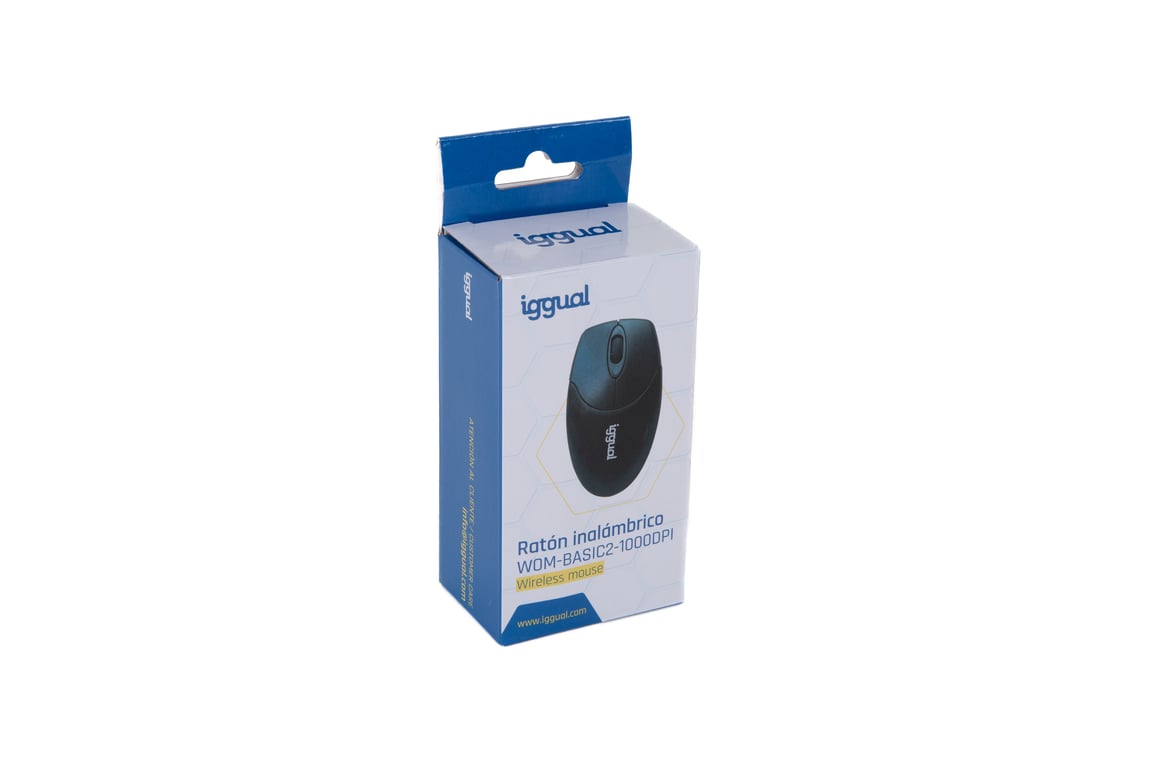iggual WOM BASIC2 1000DPI Bureau Ambidextre RF sans fil Neuf - vue 2