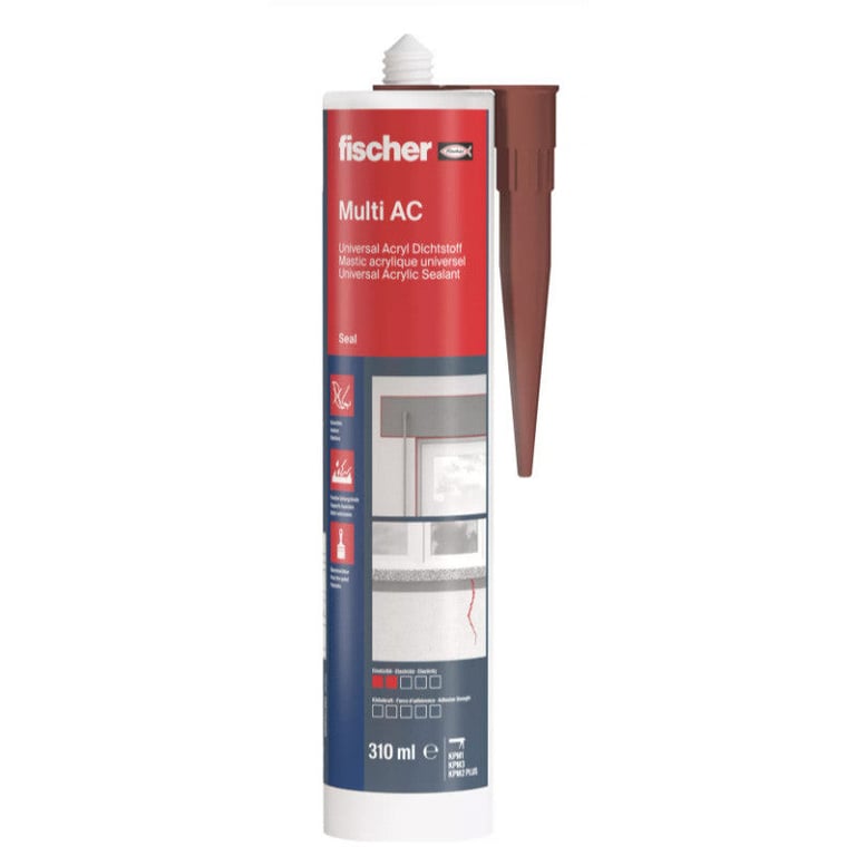 Mastic acrylique FISCHER 53112 intérieur Chêne 300 ml - vue 2