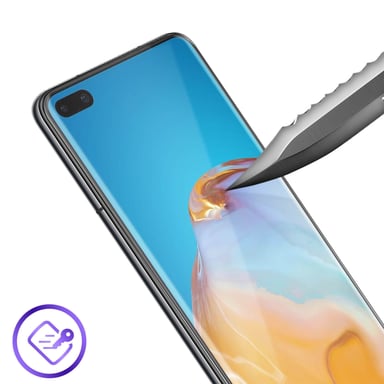 Cristal Templado Huawei P40 Pro Curvo Akashi – Marco negro