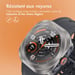 imoshion Coque rigide à couverture complète pour Samsung Galaxy Watch Ultra 2 (2026) - Titanium Gray