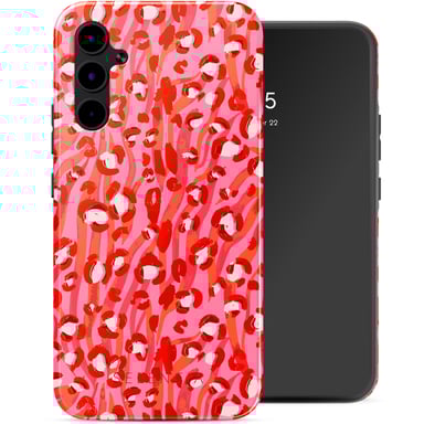 Selencia Coque arrière Vivid pour Samsung Galaxy A34 (5G) - Wild Spots Lipstick
