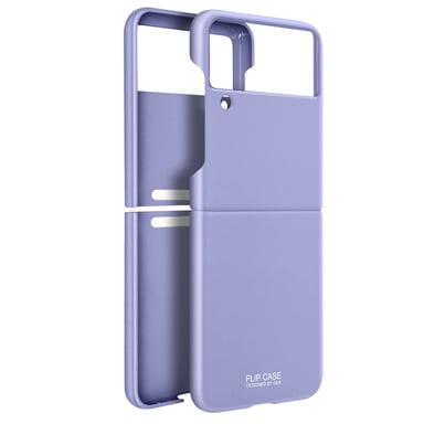 Funda para Samsung Galaxy Z Flip 3 en 2 Partes Rígida Banda Antideslizante Violeta
