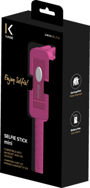 Bastone selfie mini, rosa