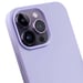 Crong Funda de silicona suave a prueba de golpes para iPhone 14 Pro Max Violeta