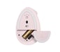 Logitech Lift Ergonomic Vertical Wireless Mouse, Bluetooth o Logi Bolt USB Receiver, Silent - Rosa