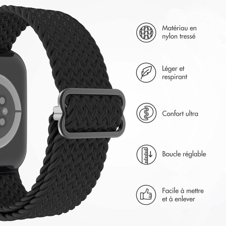 Bracelet Apple Watch 49mm Nylon tissé - vue 5