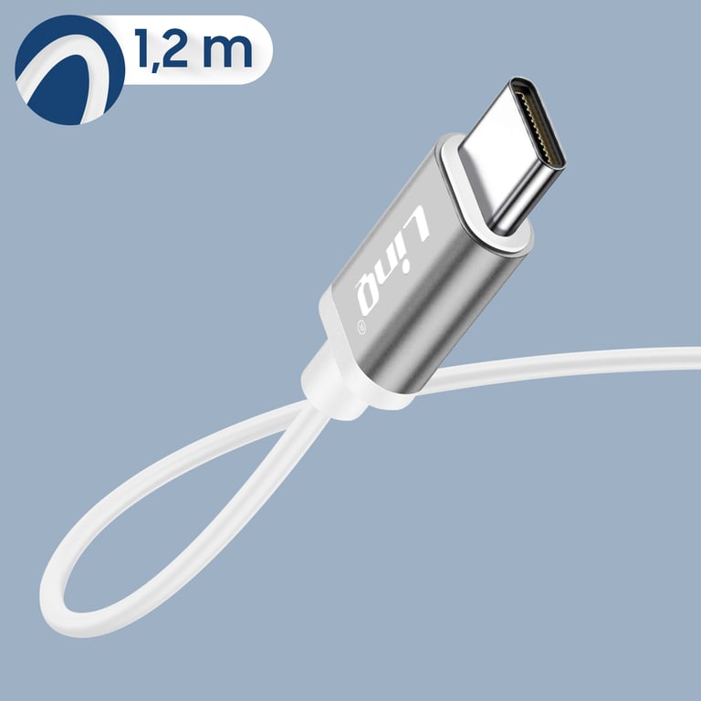 Écouteurs Filaires LinQ – USB-C, Son de Qualité, Micro et Télécommande Intégrés - vue 3