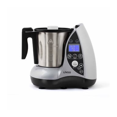 LIVOO DOP142G Robot da cucina riscaldato - Grigio e metallo