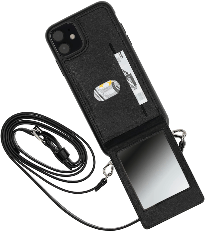 Coque protection avec tour de cou Mirror pour Apple iPhone 12/12 Pro