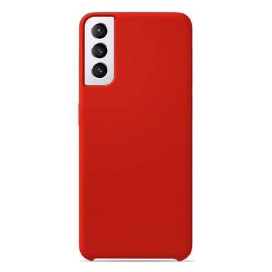 Coque silicone unie Soft Touch Rouge compatible Samsung Galaxy S21 Plus