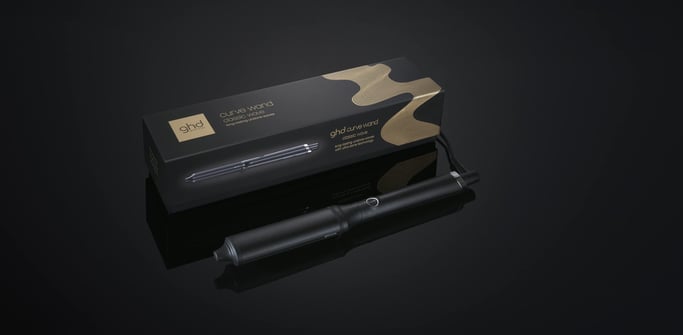 GHD 9016 cepillo soplador y alisador Rizador Negro
