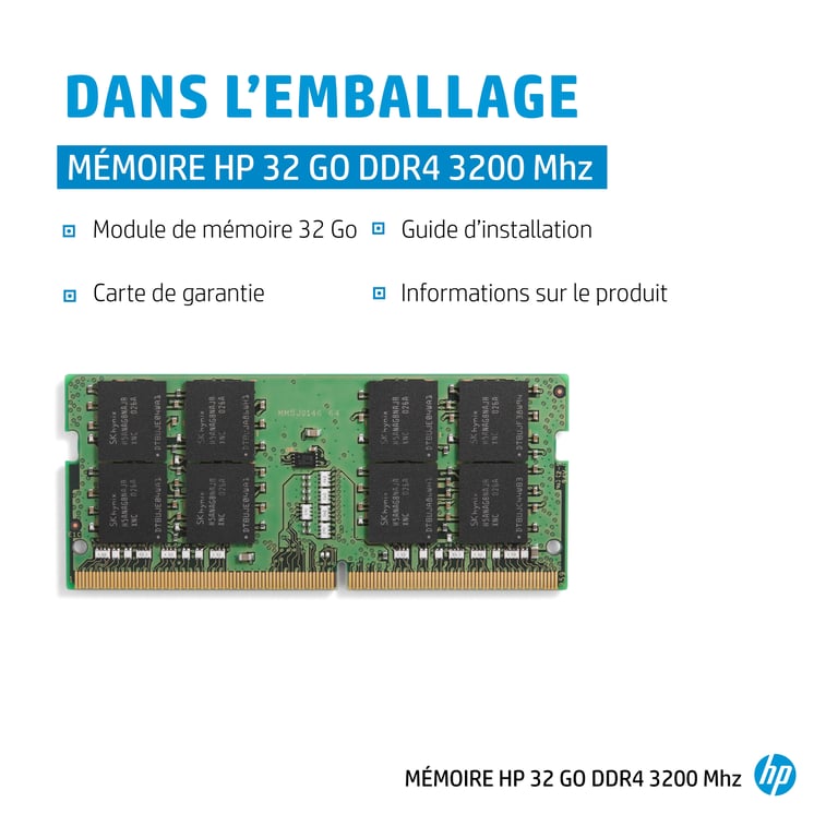 HP 4S967AA DDR4 3200 MHz - vue 6