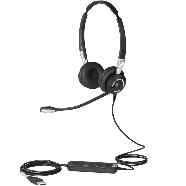 Jabra Biz 2400 II USB Duo CC Casque Avec fil Arceau BureauCentre d'appels Neuf - vue 1