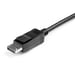 StarTech.com Cavo adattatore da HDMI a DisplayPort da 2 m - 4K 30Hz - M/M - Cavo convertitore attivo da HDMI 1.4 a DP 1.2 con audio - Alimentazione USB - Mac e Windows - Laptop HDMI to DP Display