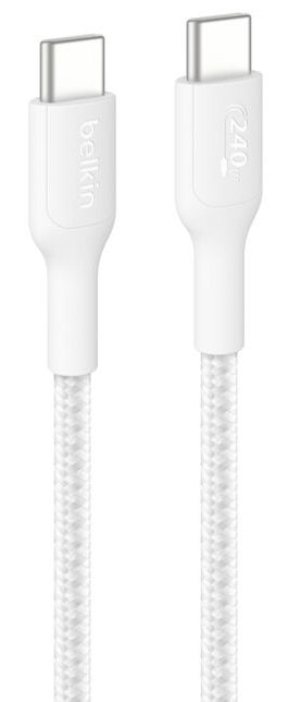 Belkin BoostCharge Pro cable USB 2 m USB C Blanco - Nuevo