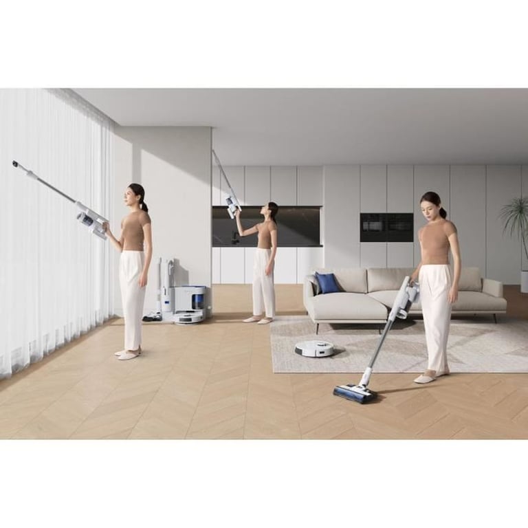 DEEBOT N20 COMBO - Aspirateur Robot + Balai avec Station - Double vidange automatique - Puissance 10 k Pa - Neuf