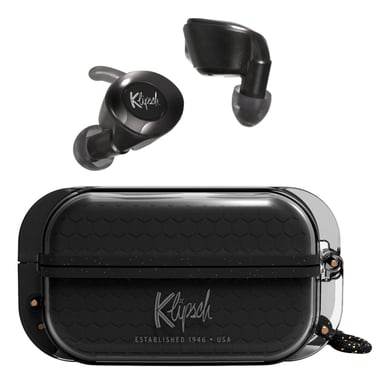 Klipsch T5 II Sport Casque Sans fil Ecouteurs Appels/Musique Bluetooth Noir