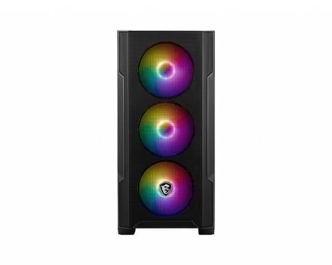 MSI MAG Forge M100A Micro Torre Negro, Transparente