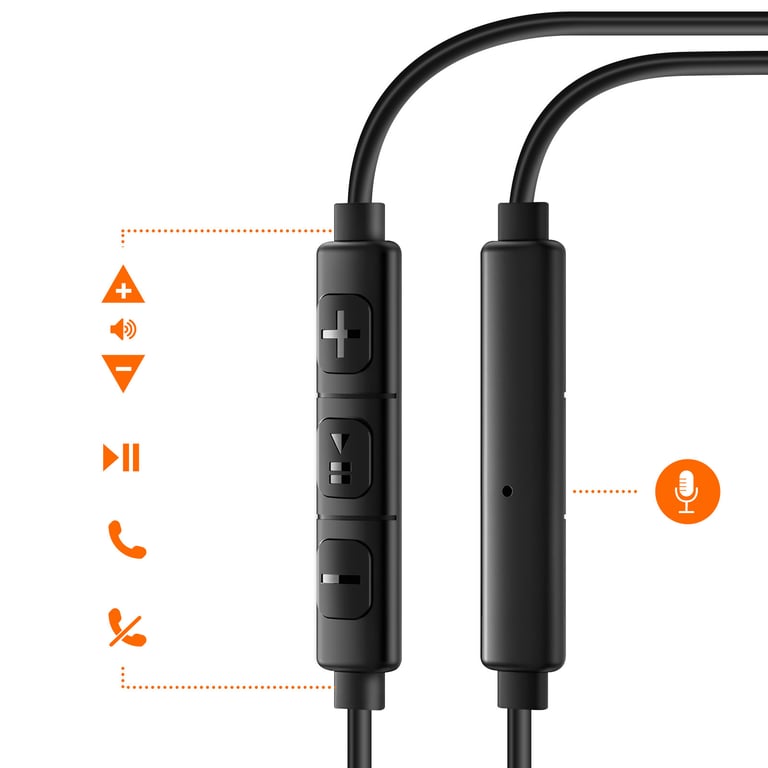 Écouteurs Intra USB C Aimantés Musique et Appels Mains Libres Neuf - vue 3