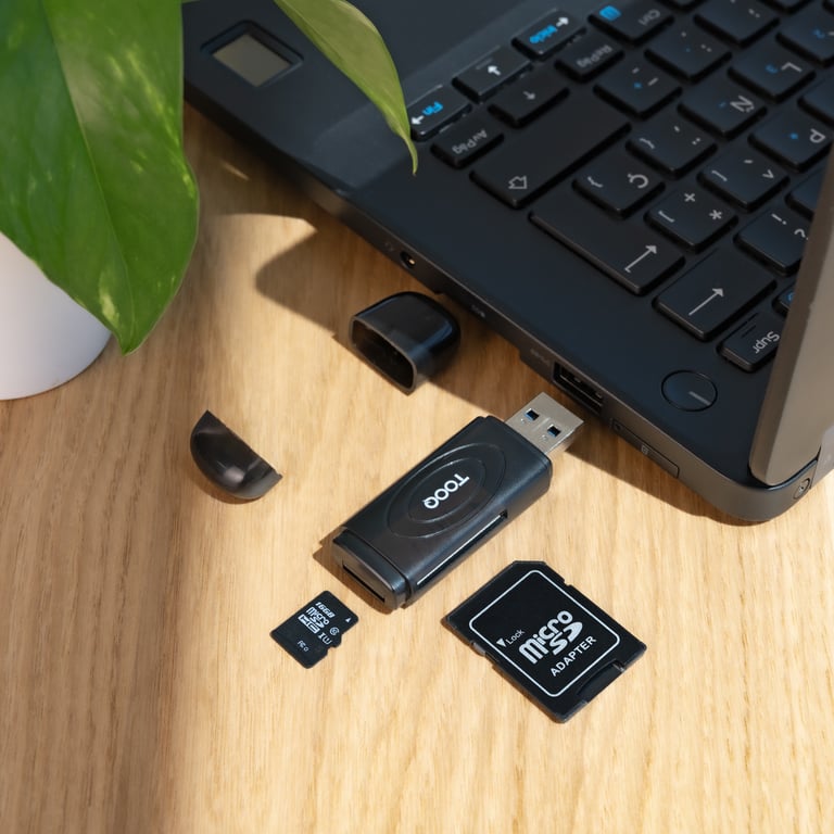 TooQ TQR lecteur de carte mémoire USB 3.2 Gen 1 3.1 Gen 1 Type A Neuf - vue 3
