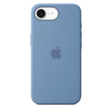 Apple Coque en silicone pour iPhone 16e – Bleu d'hiver Apple iPhone 16e