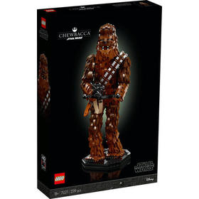 LEGO Star Wars 75371 Chewbacca, Kit de modelismo El Retorno del Jedi para adultos, Figuras Wookiee con árbol