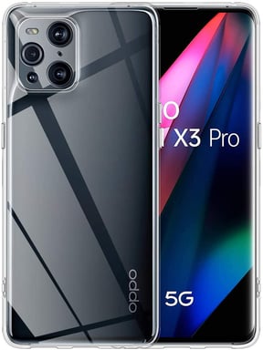OPPO Find X3 Pro 5G coque tpu transparente