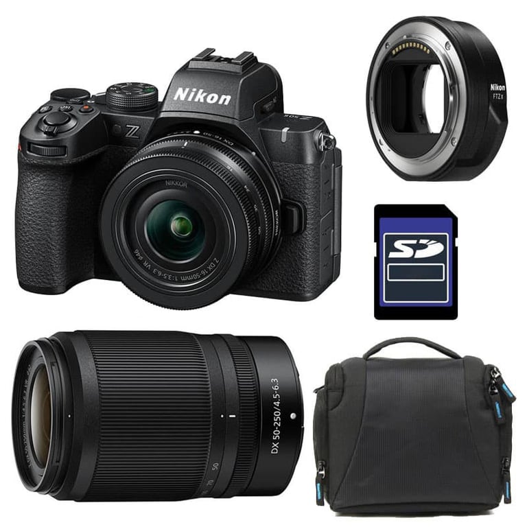 NIKON Z50 II + Z 16 50 + Z 50 250 Garanti + Sac + Carte SD + Adaptateur FTZ II