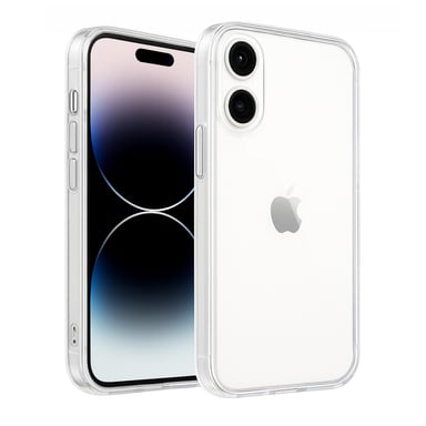 JAYM - Custodia morbida trasparente compatibile con [ iPhone 17 ] - Flessibile e resistente - Trattamento anti-ingiallimento - Anti-bolle