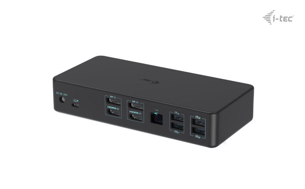 i tec USB 3.0 / USB C / Thunderbolt 3 Professional Dual 4K Display Docking Station Generation 2 + Power Delivery Neuf - vue 3
