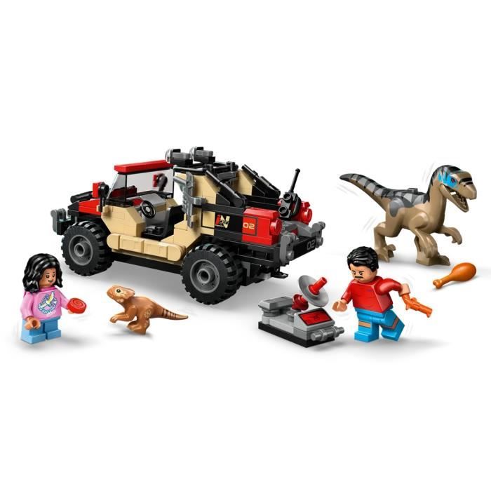 Jeu de construction - 76972 - Jurassic World - Vélociraptor - 285 pieces - 4x4 - Neuf
