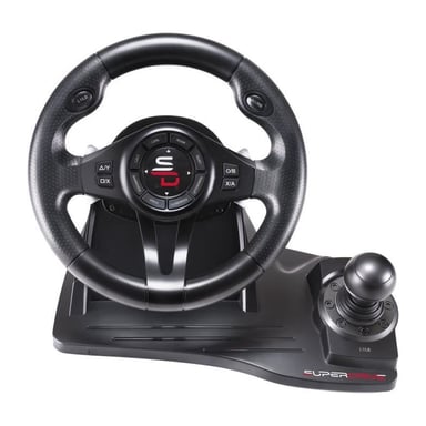 Subsonic SA5596-NG accessoire de jeux vidéo Noir USB Volant + pédales PC, PlayStation 4, Xbox One, Xbox Series X