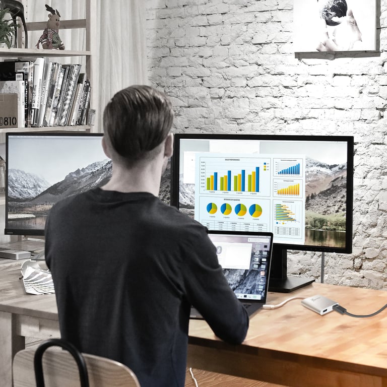 j5create JUA365 N Adaptateur Moniteur USB™ 3.0 vers Double HDMI Neuf - vue 2