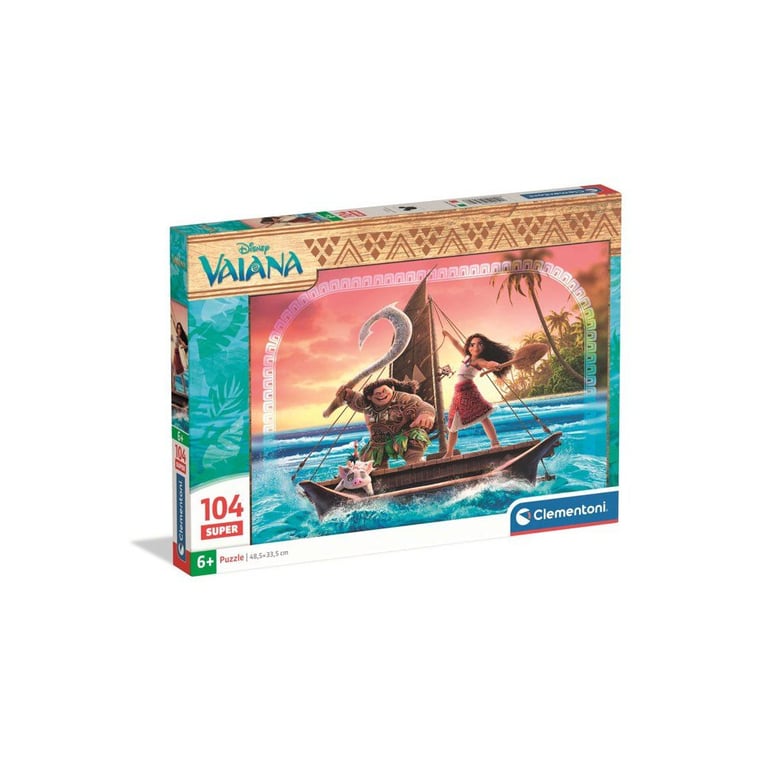 Clementoni Vaina Puzzles 104 Pièces Super Puzzle enfant Dès 48.5 x 33.3cm - vue 1