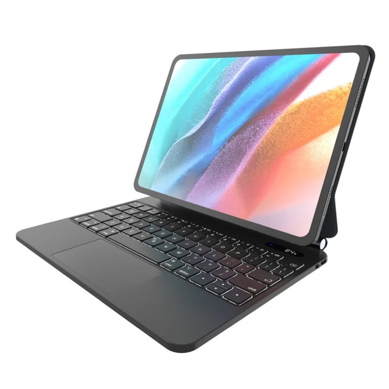 Cover con tastiera QWERTY fissa Typee per iPad Pro 11 (2018-2022) / Air 4 (2020) / Air 5 (2022) / Air 11 pollici (2025) M3 / (2024) M3 - Nero - nuovo