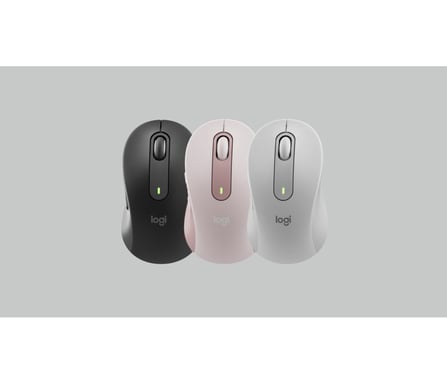 Logitech Signature M650 Ratón inalámbrico RF para diestros + Bluetooth Óptico 2000 DPI