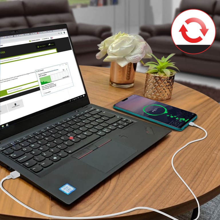 Huawei Micro USB Charge et Sync 1m - vue 3