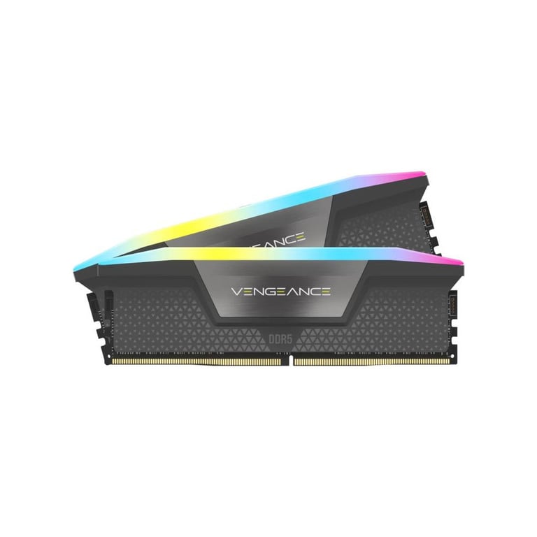Mémoire PC CORSAIR CMH32GX5M2B6000Z38 Vengeance RGB 2 x DDR5 4800 MHz 288 pin DIMM - vue 8