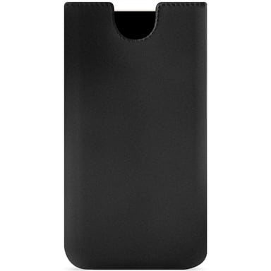 Pochette cuir Apple iPhone 15 Plus -  - Noir - Cuir grainé