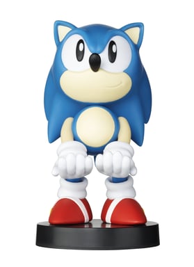Figura de acción de Sonic The Hedgehog - Soporte y cargador para mando y smartphone - Exquisite Gaming