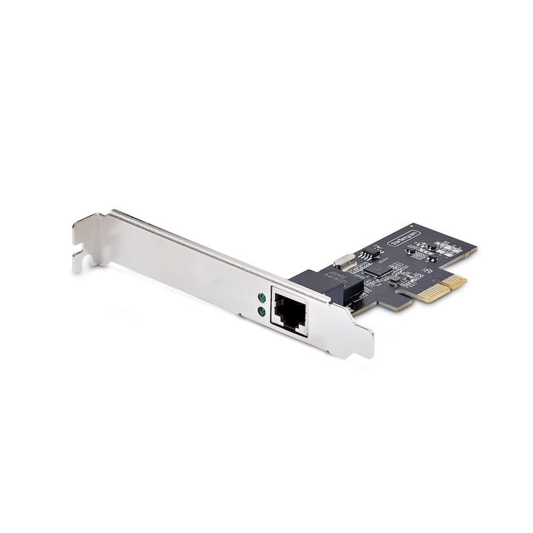 StarTech.com Carte Réseau PCIe 1 Port 2 5Gbps NBASE T Carte LAN Serveur Adaptateur réseau PCIe 2.0 profil bas 1010010002500Base T x 1 - vue 3