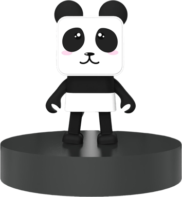 Enceinte Bluetooth® Dancing Animal 3W Panda MOB