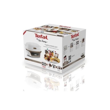 TEFAL Cake Factory + KD802112 Creatore di torte intelligente - Bianco / marrone metallizzato
