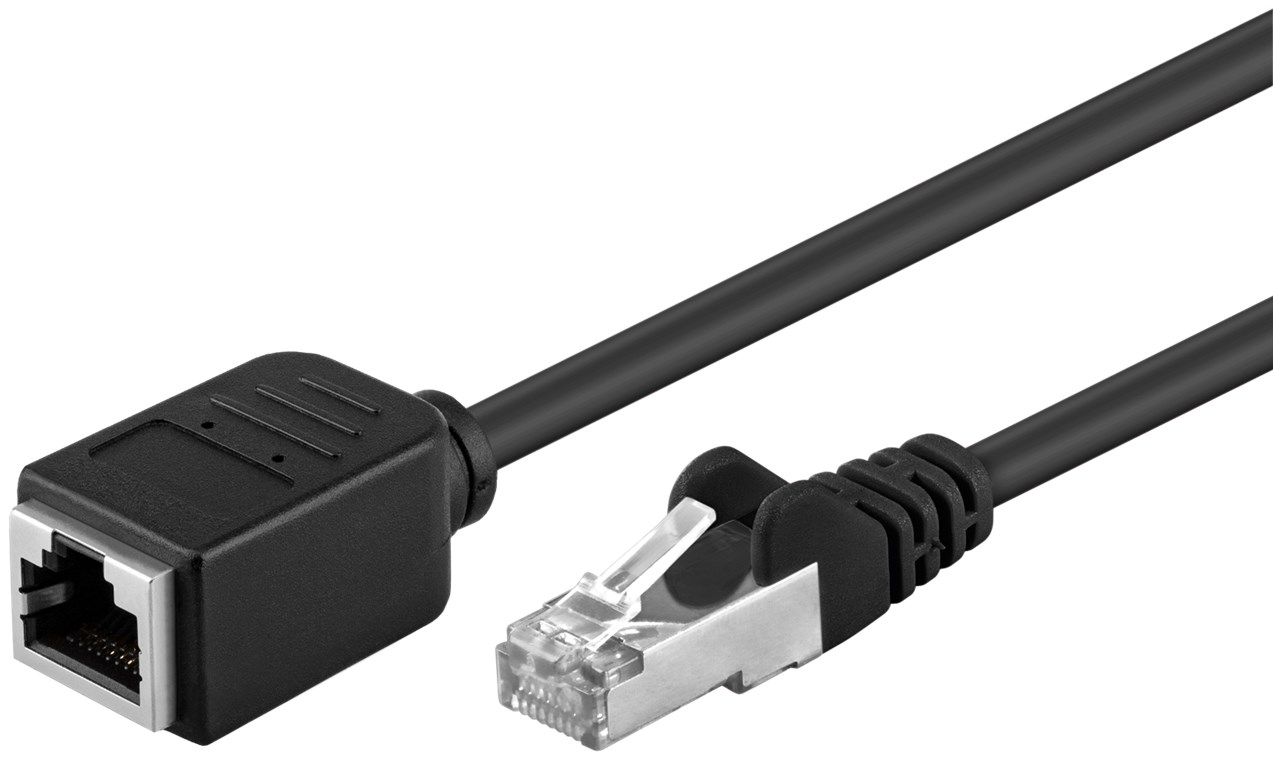 Goobay 91884 câble de réseau Noir 5 m Cat5e F/UTP (FTP) - Neuf