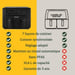 Friteuse sans huile CUISINART Airfryer AFD10OBLE XXL noir Double zone 10,4 L 2400 W 7 programmes Air fry, Grill, Max Crisp